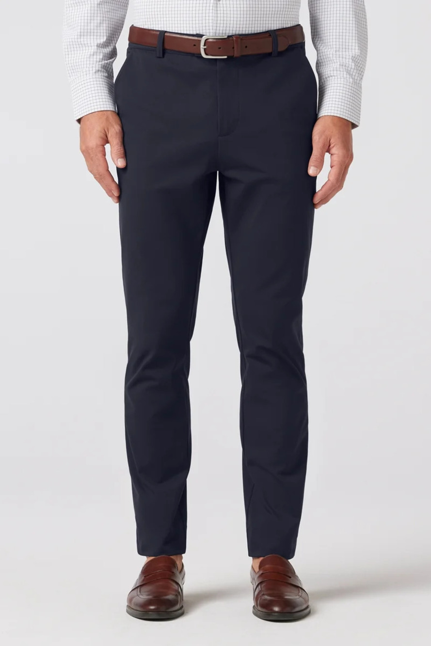 Mizzen + Main Navy Upton Straight Chino Pant/55115